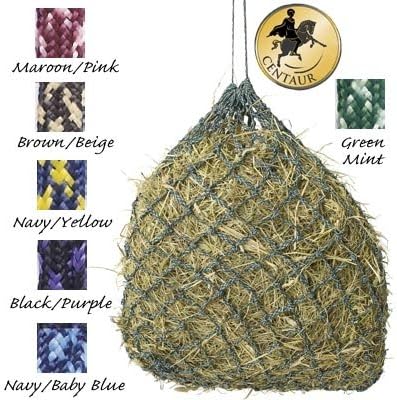 Niblet Slow Feed Hay Net Stall, Brown/Beige