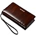 Teemzone Mens Genuine Leather Clutch Bag Handbag Organizer Checkbook Wallet Card Case