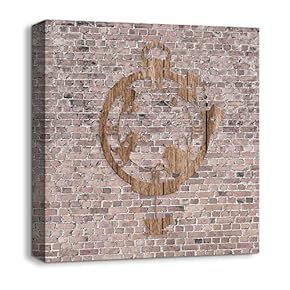 Canvas Wall Art Wood Feature Abstract...