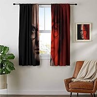 ZhiHdecor Room Darkening Curtains It Chapter Two Bill Hader As Richie Tozier Mp Draperies for Girls Room