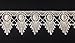 Amore Lace And Fabrics A0163IV Venise Lace Trim, Royal Flower, 2 Yards, 1.75 Inches; Ivory - Amore Fabrics