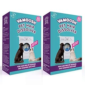 Vamoosh-Pet-Hair-Dissolver-Pet-Hair-Remover-for-Washing-Machines-6x100g-2-Boxes-Removes-Odour-Dissolves-Dog-Cat-Animal-Fur-Cleans-Pet-Bedding-in-Washing-Machine-Easy-to-Use-Up-to-6-Washes Vamoosh Pet Hair Dissolver- Pet Hair Remover for Washing Machines, 6x100g (2 Boxes), Removes Odour Dissolves Dog, Cat…