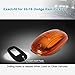 Partsam 5PCS Amber Top Roof Cab Marker Light 264146AM Light Amber Cover Lens with Base Housing Compatible with Dodge Ram 1500 2500 3500 4500 5500 2003-2018 Pickup Trucks