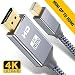 Capshi Mini DisplayPort to HDMI Cable - 6Ft Thunderbolt to HDTV Cord Mini DP to HDMI Chord 4K MiniDP to HDMI Wires Nylon Braided 1080P Compatible Mac Air/Pro,&nbsp;iMac Surface Pro/Dock, Monitor, Projector