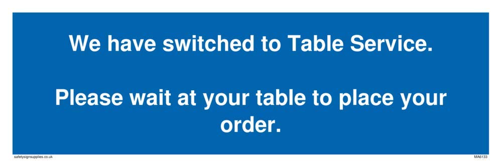 We have switched to Table Service.