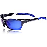 Hulislem S1 Sport Polarized Sunglasses For Men Women Mens Womens Running Golf Sports