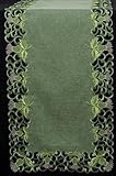 Table Runner (Small) in a Green Balmoral Thistle Design