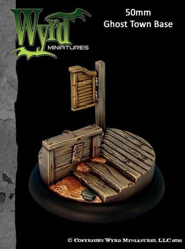 Wyrd Miniatures 50mm Ghost Town Bases Model Kit