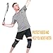 Knee Brace Compression Sleeve 1pcs 3D Nylon Knee Support Brace for Meniscus Tear, Arthritis, Pain Relief, Injury Recovery - Comfortable and Breathable Knee Sleeve for Running, Sports (Black, Large)