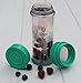 Libre Tea Durable Glass Infuser Bottle with Mesh Strainer for Loose Leaf, Matcha, Fruit Water and Coffee, Used Iced or Hot, Perfect for Travel, BPA-Free, 14 oz, Starburst Teal