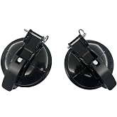 [2 Pack] Stable Awning Leg Foot Bracket, Compatible with Fiamma, Thule, DOMETIC, T4, T5 Beach, T7 Nugget, Marco Benz, Carthago, Concorde, Dethleffs, Hymer, Secures Legs to RV/Caravan Side Wall