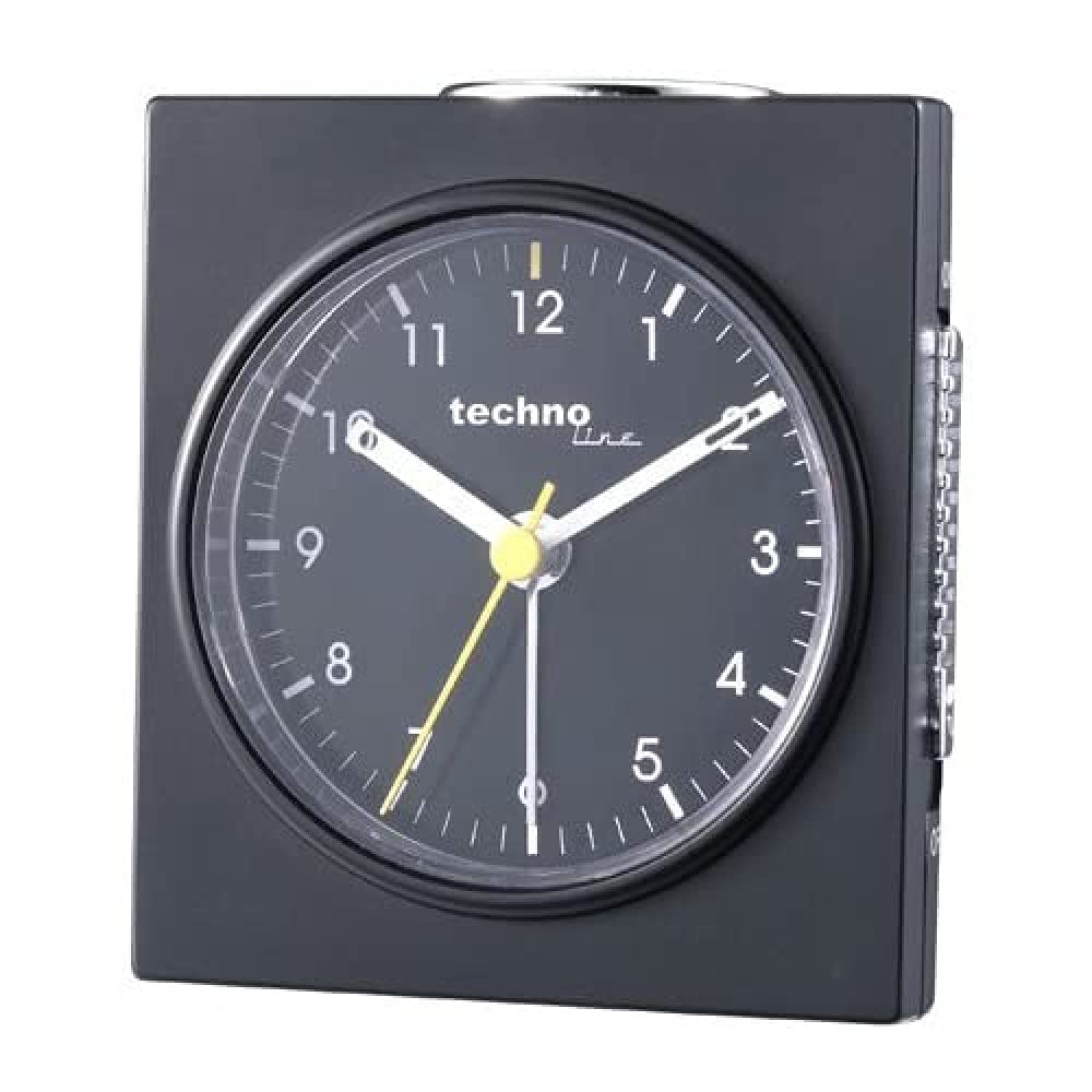 technoline Geneva Q Quartz Clock, Black