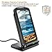 iPhone X Waterproof Case, iPhone XS Waterproof Case, Temdan SUPREME Series Shockproof Waterproof Rugged Case with Caranbiner Built in Screen Protector Waterproof Case for iPhone X/XS(Black)