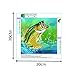 Kixing(TM) Beautiful Fish Rhinestone Pasted DIY 5D Diamond Painting Cross Stitch