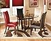 Signature Design by Ashley Charrell Dining Room Table, Medium Brown
