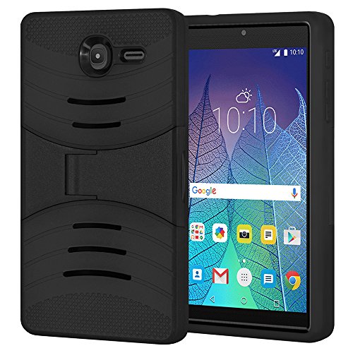 Alcatel OneTouch POP 7 Case Premium Armor Soft Skin Hard Shell Stand Dual Layer Cover with Stand for Alcatel OneTouch POP 7 9015W, Alcatel OneTouch POP 7 LTE