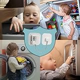 Evilsoul Password Fridge Lock 3-Digit Safe Lock 2PCS 3M Adhesive view 6