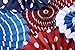 Moon Boat Fourth of July Patriotic Decorations - Red White Blue Hanging Paper Fans - 4th of July Party Favor (12 PCS)