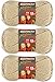 Bernat Softee Chunky Yarn Bundle Super Bulky #6, 3 Skeins Linen 28021