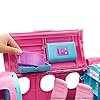 Barbie-GDG76-Dreamplane-Playset-with-Accessories-Multicolour Barbie Dreamplane Transforming Playset, Reclining Seats, Working Overhead Compartments, 15+ Pieces, Puppy, Snack Cart…