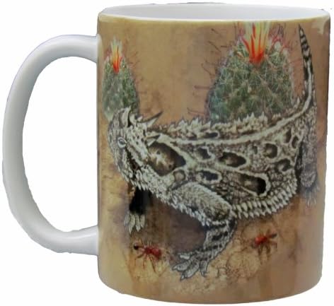 Horned Lizard 11 Oz. Ceramic Coffee Mug or Tea Cup Horny Toad