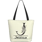 Custom Tote Bags, Design Your Own Heavy Canvas Tote Grocery Shopping Bag Customizable Gift