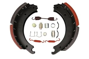 mvptruckparts MVP Brake Shoe Kit 23k 16.5 x 7 Q+ Style Compatible with Meritor 4707 PKSR3014707QPB32, Including Lining Kit