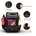 Car Trash Can - Garbage Bag with Lid Waterproof Leakproof No Smell Foldable 2 Gals Portable Rubbish Litter Bin with Storage Pockets Headrest Hook for Console/Headrest/Car Door/Glove Box
