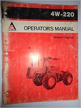 Allis Chalmers 4w 220 Tractor Operators Owners Manual Original 4 82 Deutz Allis Chalmers Amazon Com Books
