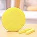 Facial Sponge Compressed,120 Count PVA Professional Makeup Removal Round Face Wash Sponges Spa Pads Exfoliating Cleansing for Women,Yellow