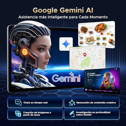 P11 Tablet Android 16, Tablet 11 Pulgadas con 48GB RAM+128GB ROM/TF 2TB, 8800mAh, Tablets Android con 90Hz Display, T7250 Octa-Core, 13MP+5MP, Gemini AI, Widevine L1, Face ID, Teclado, Lapiz, Negro