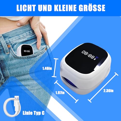 Laser Nail Fungus Fast Action High Efficiency - Cold Laser Therapy Treatment of Multiple Blue Comfortable Toes and Feet Infrared Therapy - Laser Nail Fungus