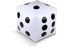 11.8 inch Giant Inflatable Dice for Lawn Outdoor Floor Pool Beach Party