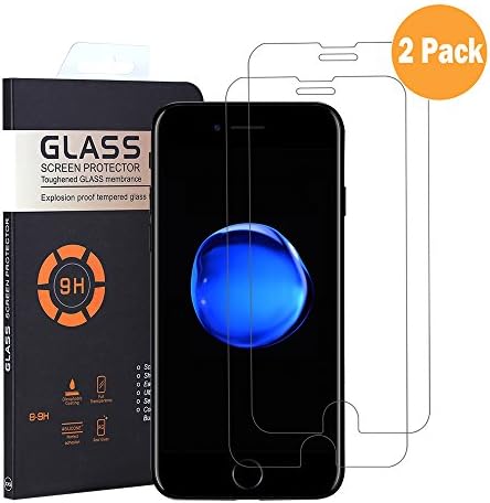 iPhone 7 Screen Protector,Ocydar [2 Pack] iPhone 7 Tempered Glass Screen Protector for Apple iPhone 7, iPhone 6/6S(4.7 inch)