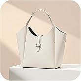 CHUNLI Designer Genuine Leather Purses - Elegant Satchel Tote Bags for Women - Crossbody Handbags with Adjustable Strap