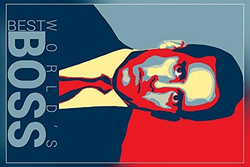 Michael Scott’s "World's Best Boss" (Rolled)Poster, Matte Print 12 into 18"