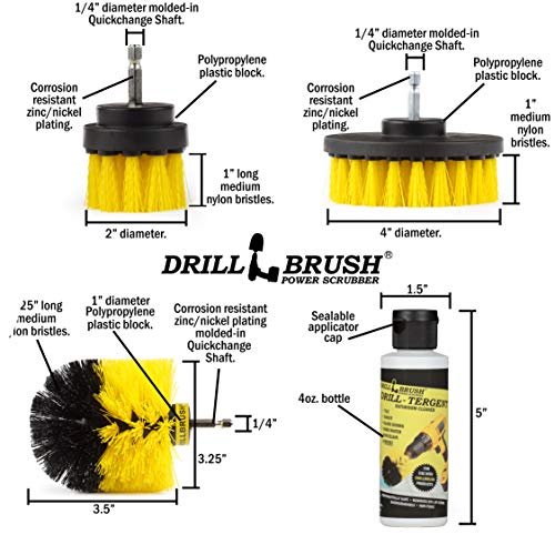 Grout Cleaner Drill Brush Attachment Set Drill Brush Power Scrubber