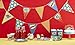 Ginger Ray Pop Art Superhero Party Paper Hanging Banner 14 Flags