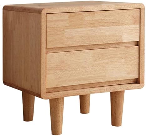 Amazon ナイトテーブル ピュアソリッドウッドベッドサイドテーブルベッドルーム家具シンプルなストレージキャビネット サイドテーブル Color Wood Size 50x40x40cm サイドテーブル オンライン通販