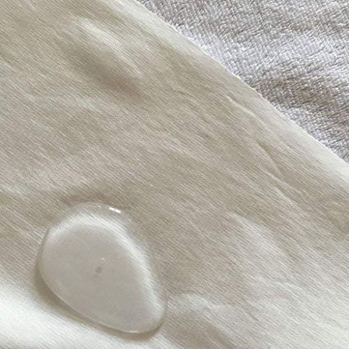 XGao Quilted Fitted Mattress Pad Waterproof Breathable Sheet Mattress Protector with Super Absorbent Fill Layer 100% Soft Cotton Blend Cover Surface, Non Slip Incontinence Bed Pads (27.6 x 55.1 inch)