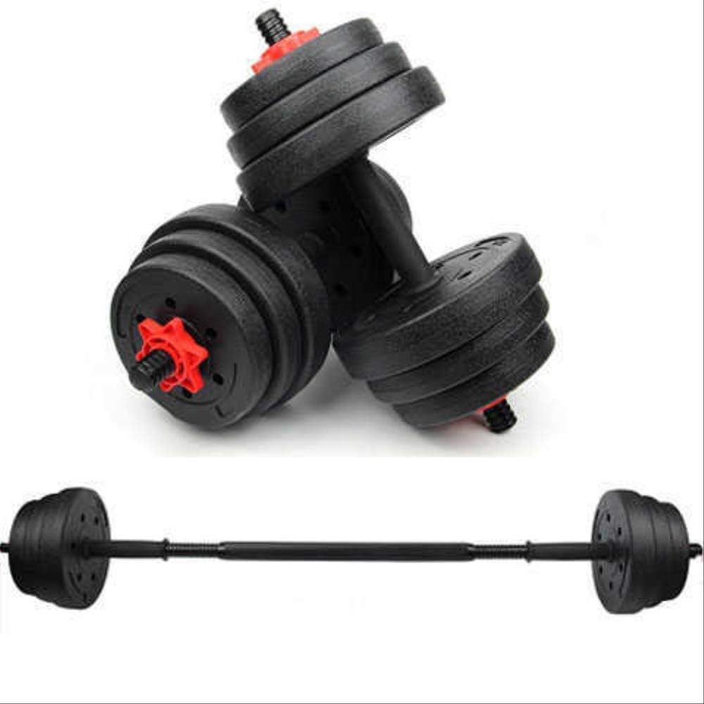 Joseph Free weight-adjustable dual-use environmentally friendly rubber-coated dumbbell weightlifting barbell