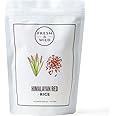 Fresh & Wild | Himalayan Red Rice | Natural Healthy Medium to Long Grain Rice Imported from India | Exotic, Complex Grains | 1 lb | Chef-inspired Ingredients