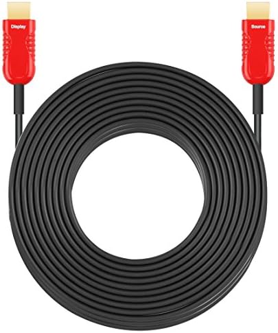 Fiber HDMI Cable 2.0 65FT Utra HD High Speed Support 4K 60Hz 18.2Gbps HDR, 3D Subsampling 4:4:4/4:2:2/4:2:0 20M