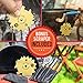 Grill Basket Wok Topper Pan Smoker for Grilling Barbecue Vegetables Fish Stir Fry Seafood Kabob Pizza or Veggies 100% Heavy Duty Stainless Steel BBQ Camping Cookware Charcoal Gas Outdoor Accessories