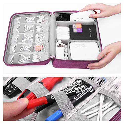 Alena Culian Electronic Organizer Travel Universal Cable Organizer Bag