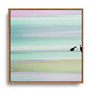 Framed Canvas Wall Art for Living Room, Bedroom Artistic Birds Canvas Prints for Modern Home Decoration Ready to Hang - 16"x16" inches