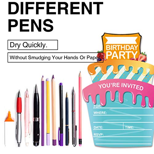 30 Kids Birthday Party Invitations Cards with Envelopes for Boys or Girls. - Thumbnail 3