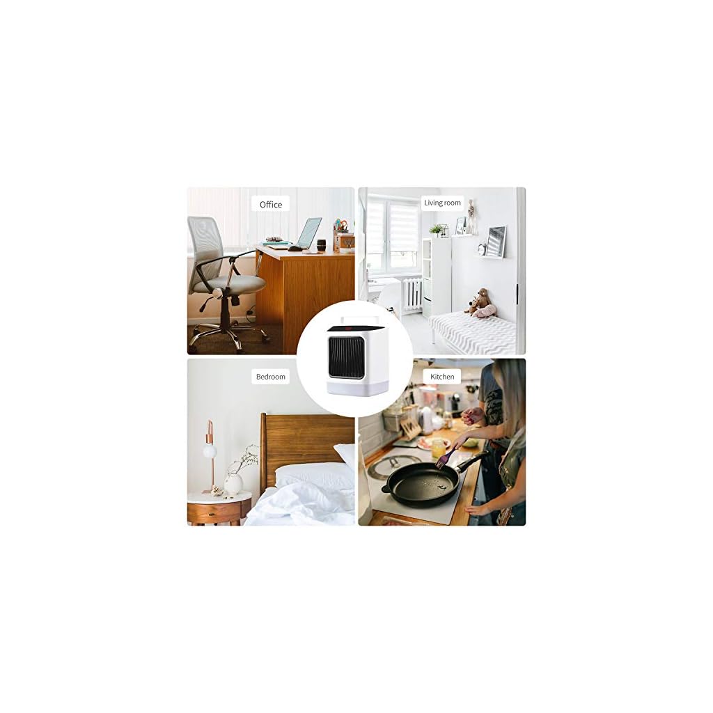 Pedkit - Calefactor Eléctrico Bajo Consumo, Mini Estufa Eléctrica