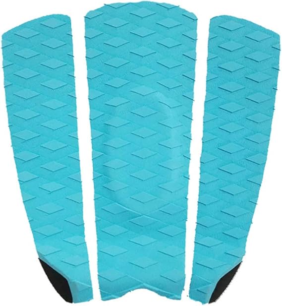 Ueasy Surf Deck Traction Pad,3 Piece Stomp Pad with The Stickiest 3M