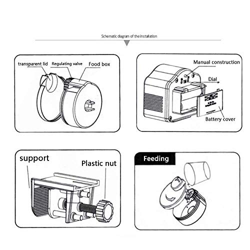 Automatic Fish Feeder Aquarium Feeding Machine Fish Tank Food